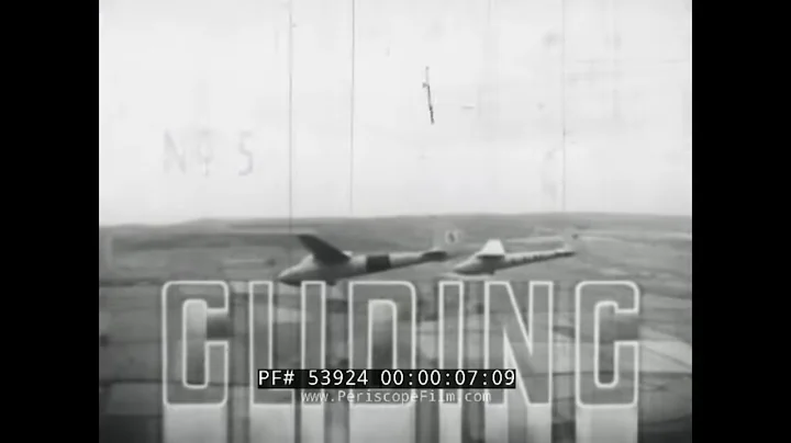 GLIDING & GLIDER HISTORY 1952 BRITISH FILM  PHILIP...