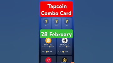 Tapcoin Combo 28 February | Tapcoin Bounty Combo | Tapcoin Today Combo |Tapcoin Daily Combo #tapcoin