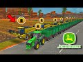 Farming Simulator 18 Combine Many Harvester Show Tank Full Icon ! Fs 18 Gameplay #fs18