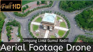 Indah nya Simpang Lima Gumul Kediri Dari atas Udara | Drone Footage Aerial