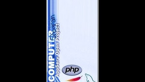 شرح تحميل و تثبيت برنامج AppServ