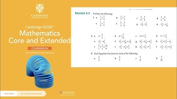 Exercise 5.3 Cambridge IGCSE Mathematics Core and Extended 