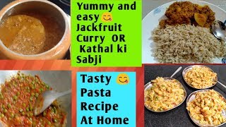 Food Vlog 4: BENGALURU DAY 3 COOKING WITH SIS-IN-LAW | HOW TO MAKE JACKFRUIT CURRY & PASTA AT HOME