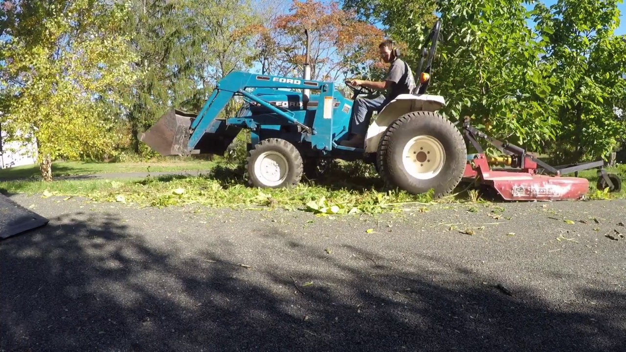 Mowing brush, October 2016 YouTube