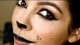 (EASY) Halloween Makeup Tutorial: Kitty Cat