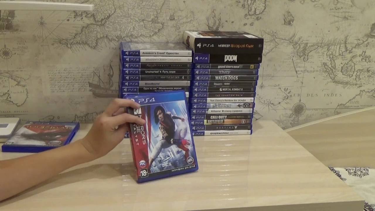 Обзор моей коллекции игр на PS4