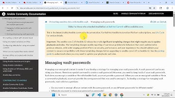 How To Create Ansible Vault Password File