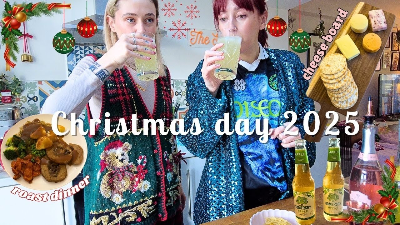 Видеоблог о Рождестве 2025 года | Распаковка подарков, первое Рождество с собаками, уютный видеоблог