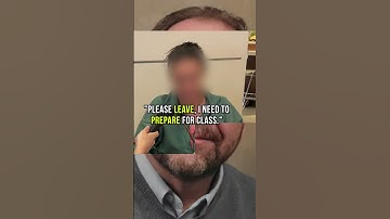 Student calls out lazy professor