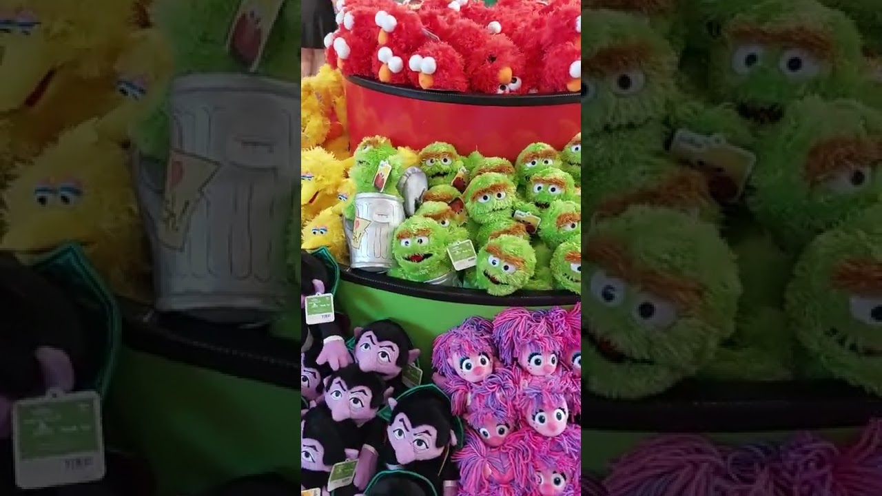 Sesame Street Plushies Selection Sesame Place Big Bird Cookie Abby Elmo Grover Oscar Count Gift Shop