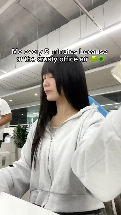 Office air…😖🦠 #kbeauty