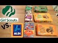 Girl Scout Cookies vs. Aldi Taste Test! | Blessed Jess