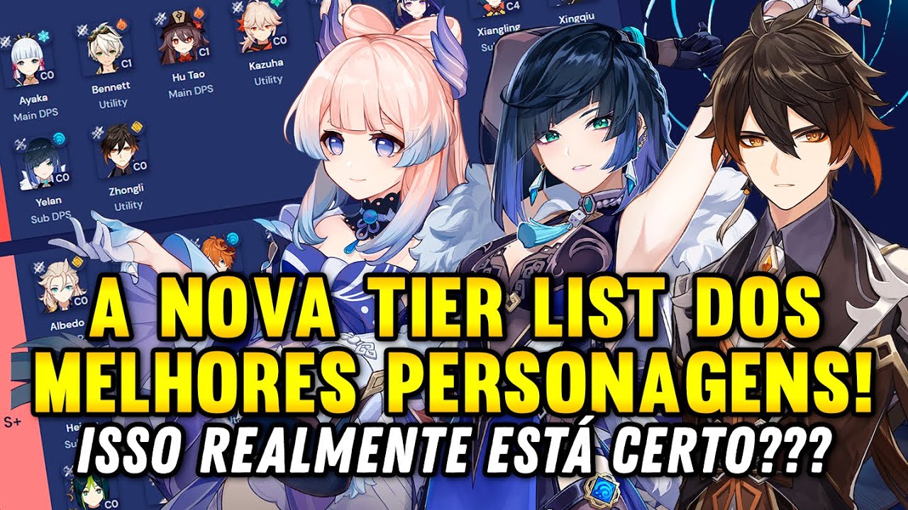 Genshin Impact: veja a tier list com os melhores personagens do RPG