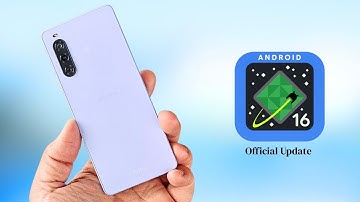 Sony Xperia 10 V Android 16 Update