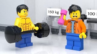 In this episode the main character goes to gym for first time. he
tries working out but is too weak. check his fails funny stop
motion...