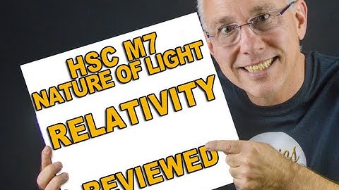 Review HSC Module 7 Nature of Light IQ4: Light and Relativity