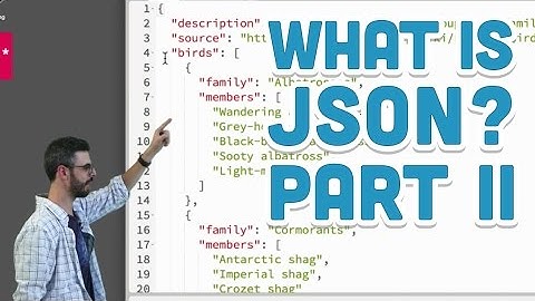 10.3: What is JSON? Part II - p5.js Tutorial