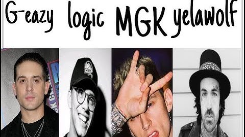 G-eazy vs Logic vs MGK vs Yelawolf (Freestyle)