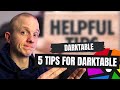 5 tips to make darktable easier