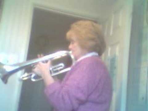 Second video of Glenys playing flugelhorn