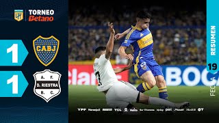Thumbnail for BOCA 1 - 1 DEPORTIVO RIESTRA I Resumen del partido | #TorneoBetano 2024