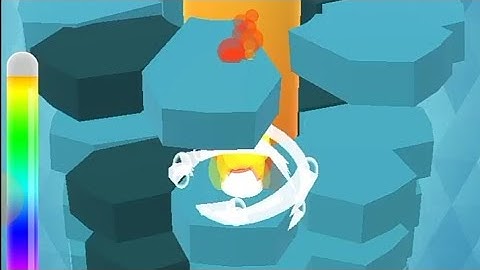 Drop Stack Ball- Helix Crash || Very satisfying and relaxing ASMR slicing game