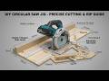 DIY Woodworking The Most Convenient Circular Saw Jig 10+1 Fully Preserved Edition
