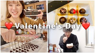 バレンタインなので愛する旦那のためにカシス/コーヒー味ボンボンショコラを手作り！