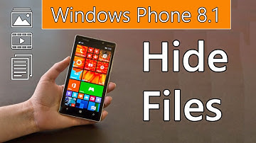Hide Files in Windows Phone 8.1 🙈 | Easiest way