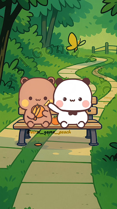 Bubu Dudu love oranges🍊❤️ #cute #bubududu #shorts #ytshorts #animation #love #romantic #orange