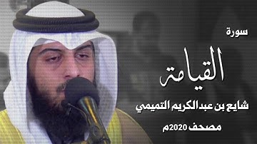 سورة القيامة - شايع التميمي