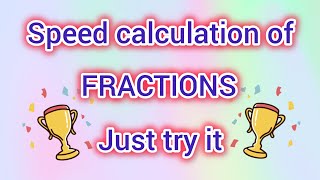 Fractions || Subtraction || Shortcut Method || Tricky Maths || By Unic Thoughts