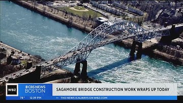 Sagamore Bridge construction finished 2 weeks ahead of schedule