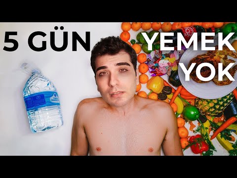 5 GÜN BOYUNCA YEMEK YOK !! *su orucu @muratabigf