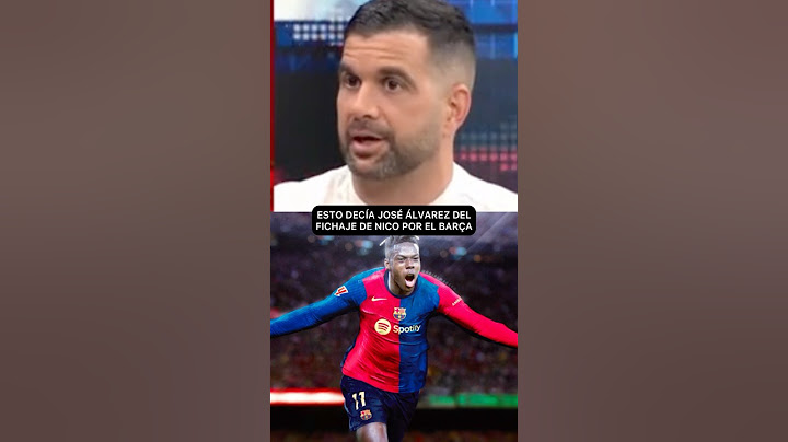 THIS IS WHAT JOSÉ ÁLVAREZ SAID ABOUT NICO WILLIAMS' SIGNING FOR BARCELONA 🫣
