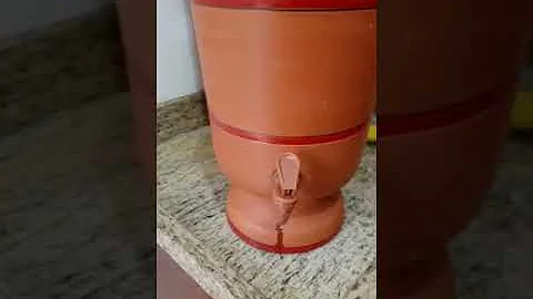 Como vedar rachadura em filtro de barro?
