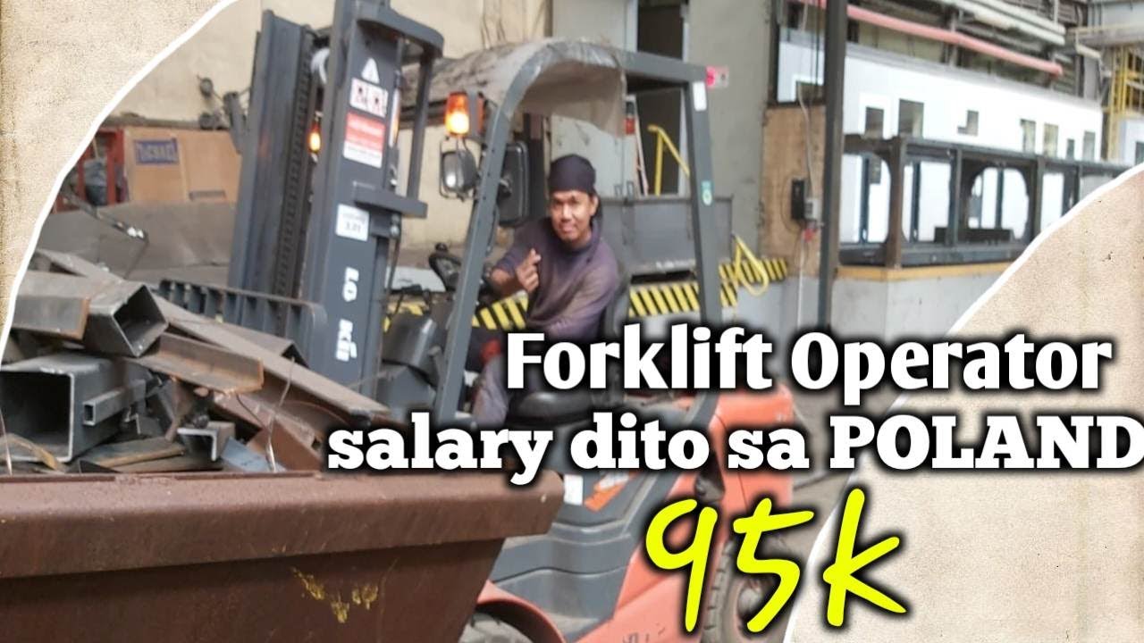 95k suweldo ng isang forklift operator dito sa POLAND #respect #amazing #viral