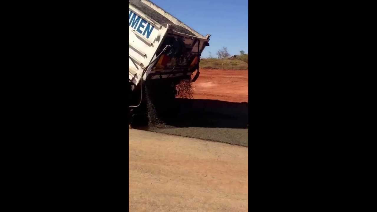 Bitumen Spraying for Rit Tinto at Karratha