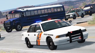 Police Motorcade Defense 4 | BeamNG.drive