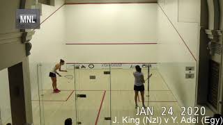 Joelle King Nzl V Yathreb Adel Egy Rd 2 Part 1 1 24 20