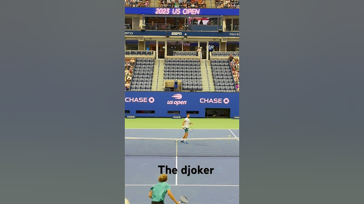 Novak Djokovic toying with Alexander Zverev | Usopen 2023 Arthur Ashe Staduim