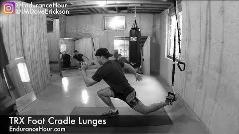 How To Demo: TRX Foot Cradle Lunges with Dave Erickson
