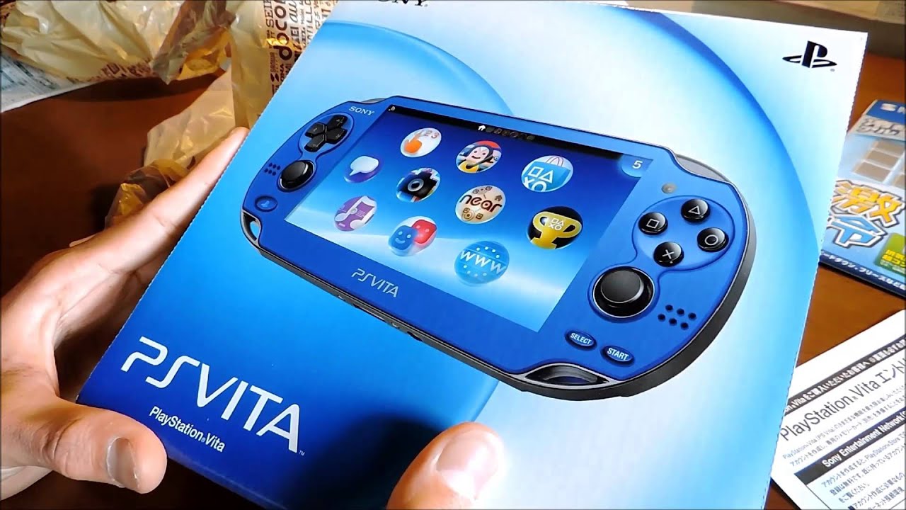 PlayStationVita Wi-Fiモデル サファイア・ブルー (PCH-1000 ZA04) 【メーカー生産終了】