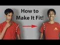 How to Tailor Mens T-Shirt Shoulders (DIY Easy Sewing Tutorial)