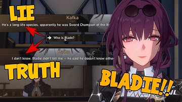 TRUTH OR LIE ALL KAFKA ANSWER about who Bladie Really is!! Honkai Star Rail