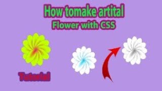 How to make artital flower with css tutorial || Ikhode screenshot 5