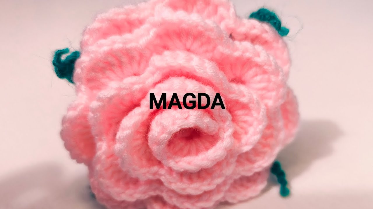 Trandafir crosetat 🌹 Rose crochet 🌹 PARTEA A-II-A 🌹