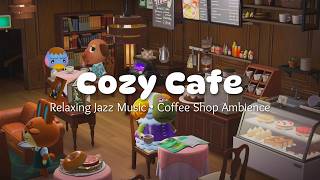 Cozy Cafe with Relaxing Jazz Music ☕️ | 2 Hour BGM 🎧 | Work, Study, Relax | Animal Crossing Ambience screenshot 5