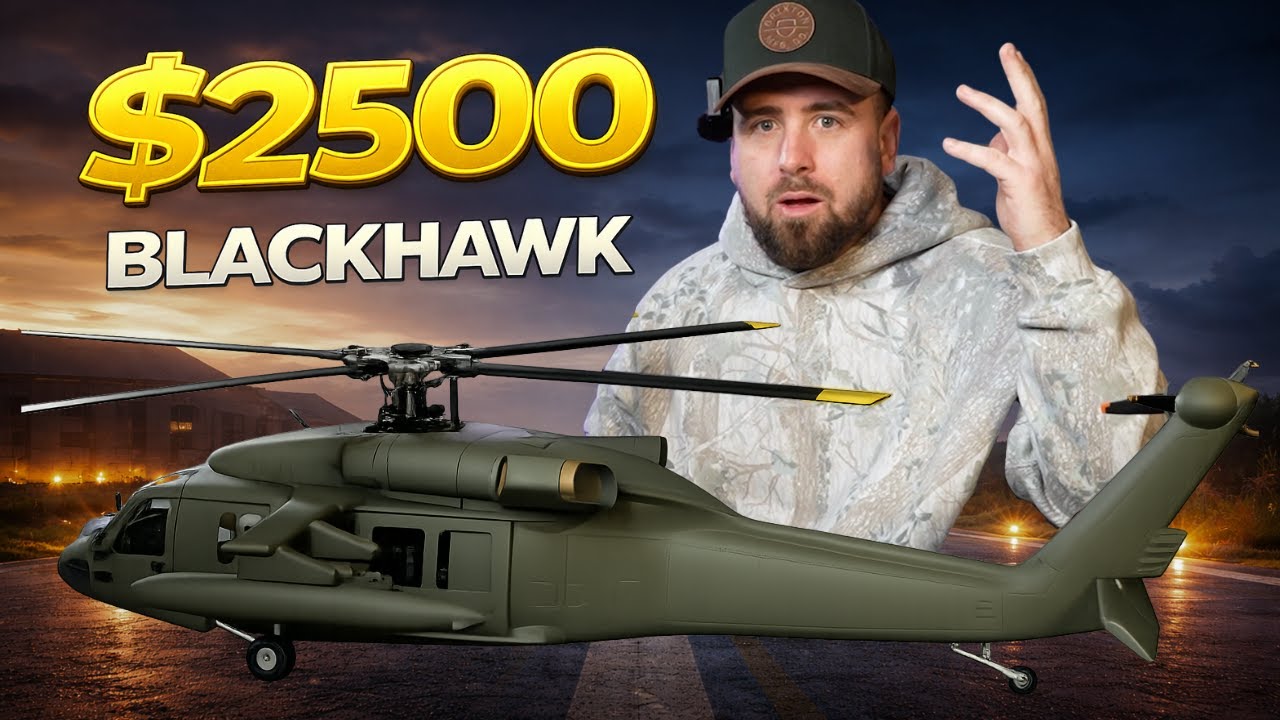 Я купил радиоуправляемый Blackhawk за 2500 долларов… Распаковка и тест на зависание.
