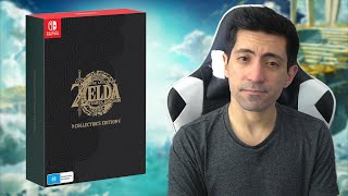 I'm alive! Legend of Zelda Tears of the Kingdom Collector's Edition + Amiibo Unboxing!